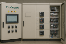 CCM e quadros de automação em sala elétrica